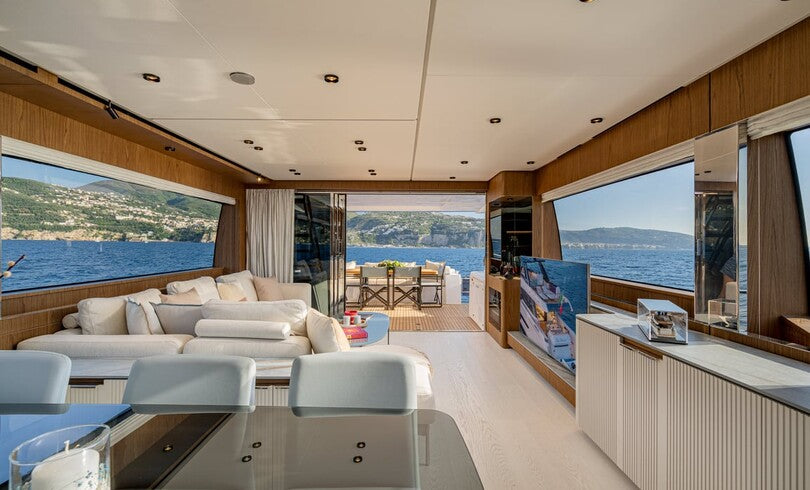 Charter M/Y SEA DIAMOND — Ferretti 780 (24m, 2025) | Sardinia & Naples