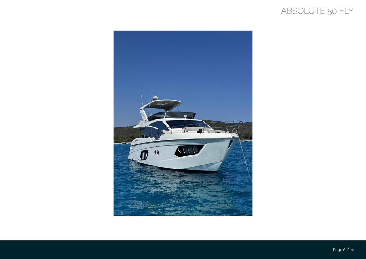 Absolute 50 Fly — 2020 Pre-Owned (15m) — VAT Paid