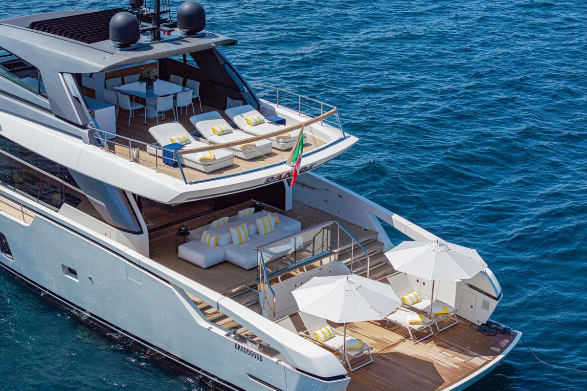 M/Y DANIDA Sanlorenzo 87 27m charter yacht — exterior, W Yachts Monaco