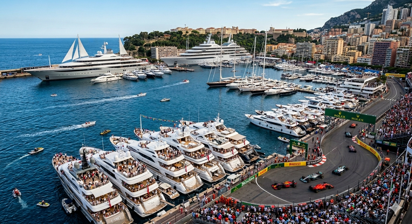 The Complete Breakdown of Monaco GP Mooring Costs (2025/2026) – How Much Does It Actually Cost to Park Your Yacht at the World's Most Expensive Race?