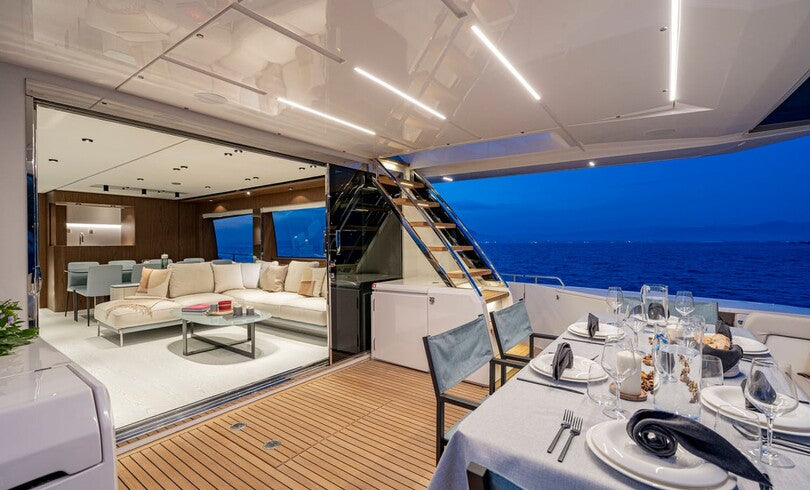 Charter M/Y SEA DIAMOND — Ferretti 780 (24m, 2025)