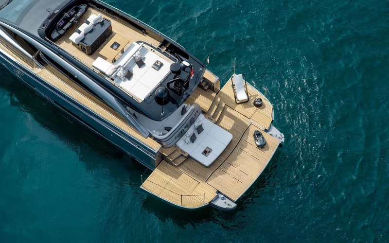 Charter M/Y FAST ONE — Pershing GTX70 (21m, 2020) | French Riviera