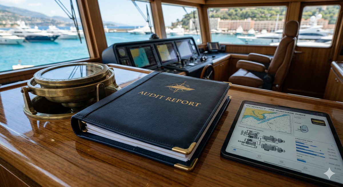 Pre-purchase yacht technical audit and vessel report — W Yachts Monaco