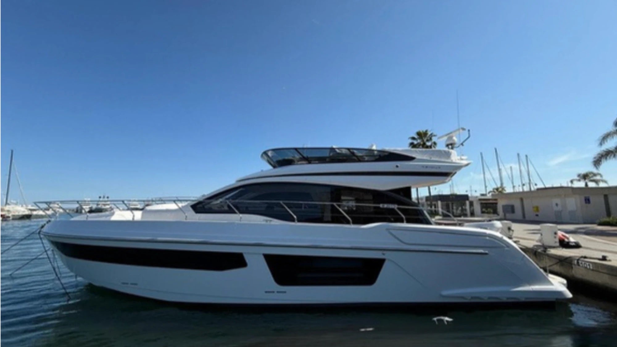 2025 Azimut 53 Fly motor yacht for sale — exterior, W Yachts Monaco