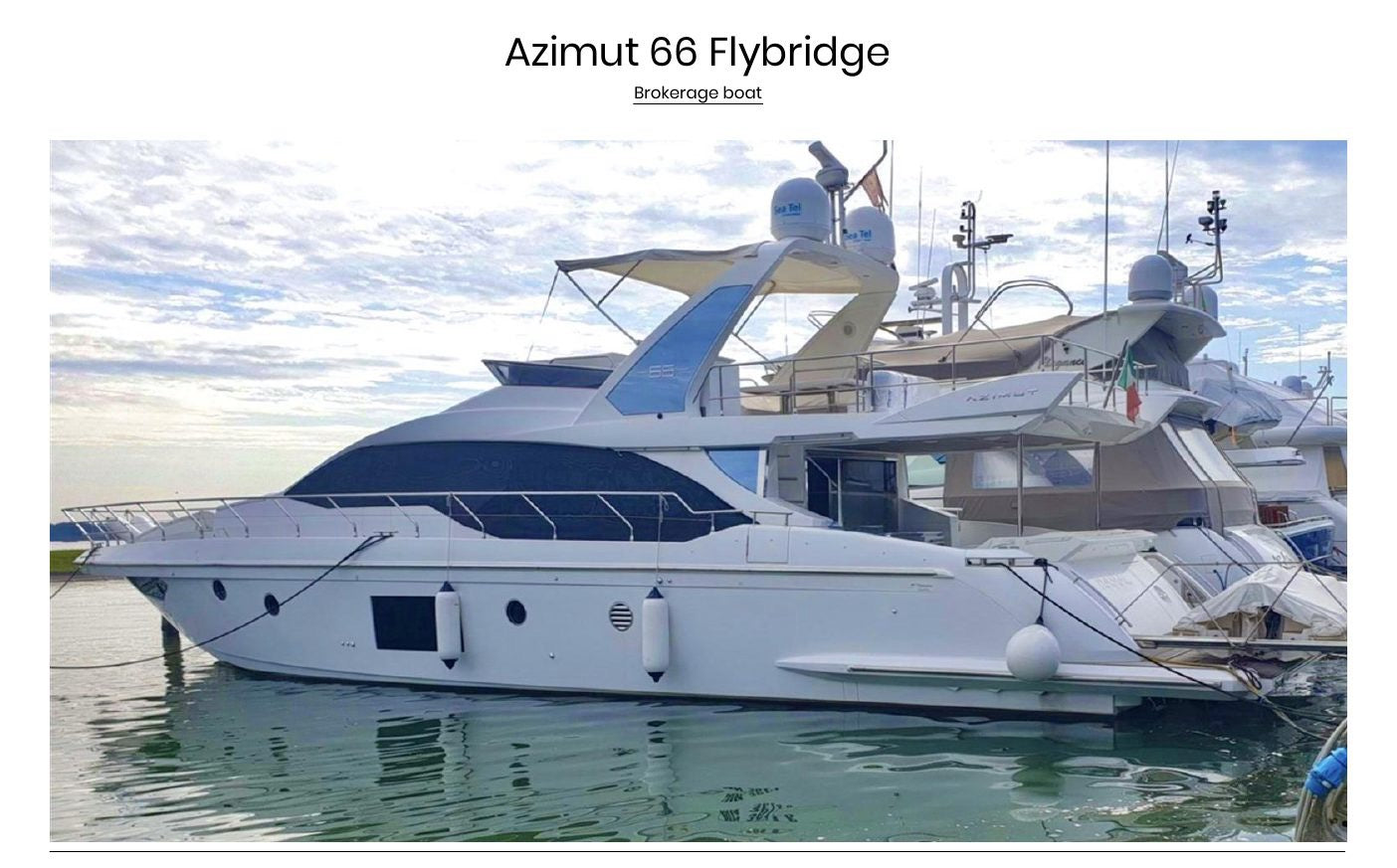 2018 AZIMUT 66 FLYBRIDGE