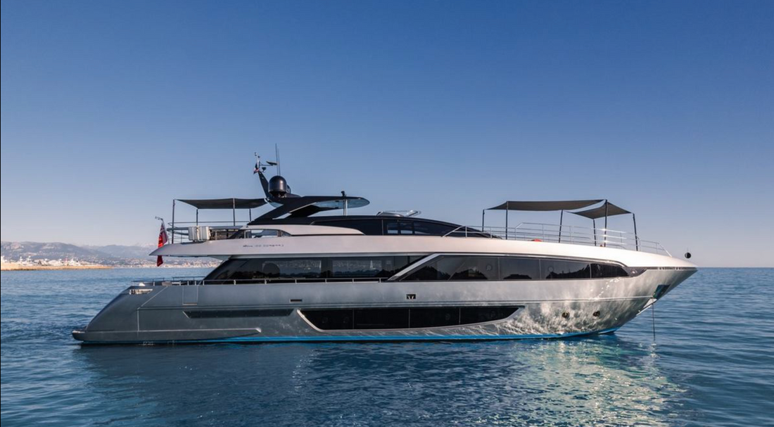 Charter M/Y HP6 — Riva 100 Corsaro (30m, 2021) | Mediterranean