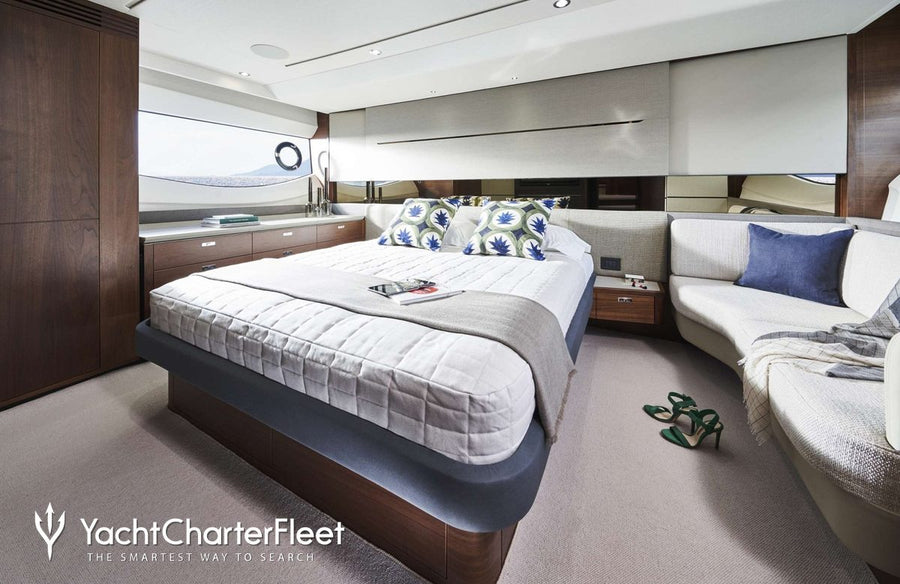 Charter M/Y ALL FOR YOU — Princess S62 (20m, 2024) | French Riviera