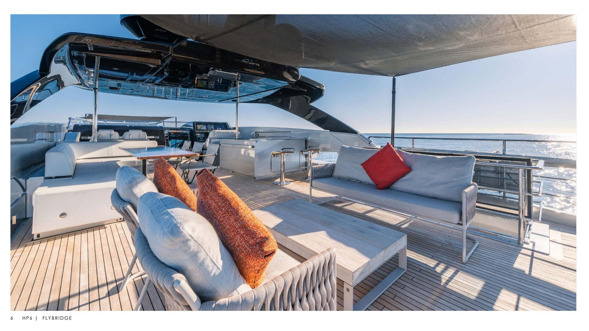 Charter M/Y HP6 — Riva 100 Corsaro (30m, 2021) | Mediterranean