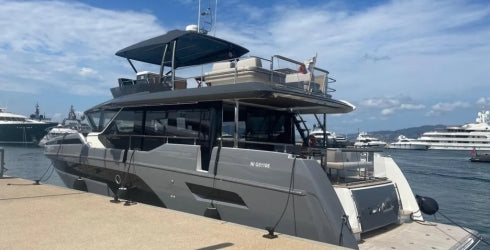 2023 Prestige X60 motor yacht for sale — exterior, W Yachts Monaco