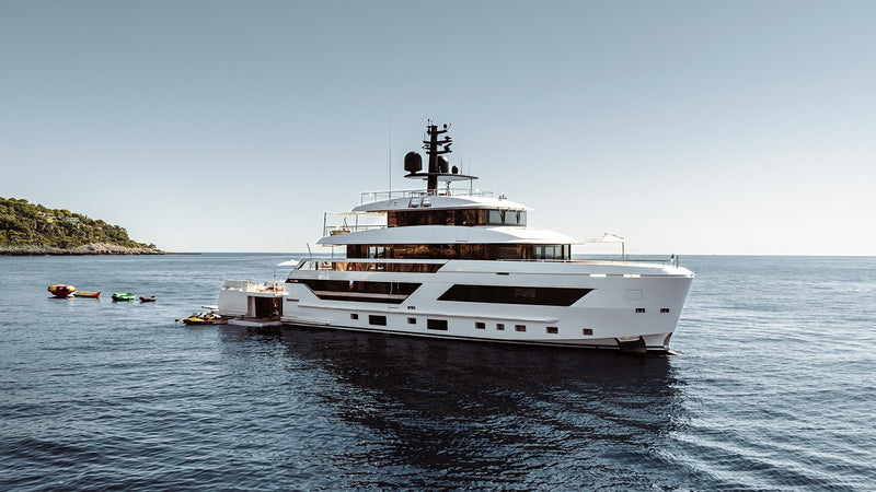 M/Y LA LA LAND 44m Sanlorenzo superyacht charter — exterior, W Yachts Monaco