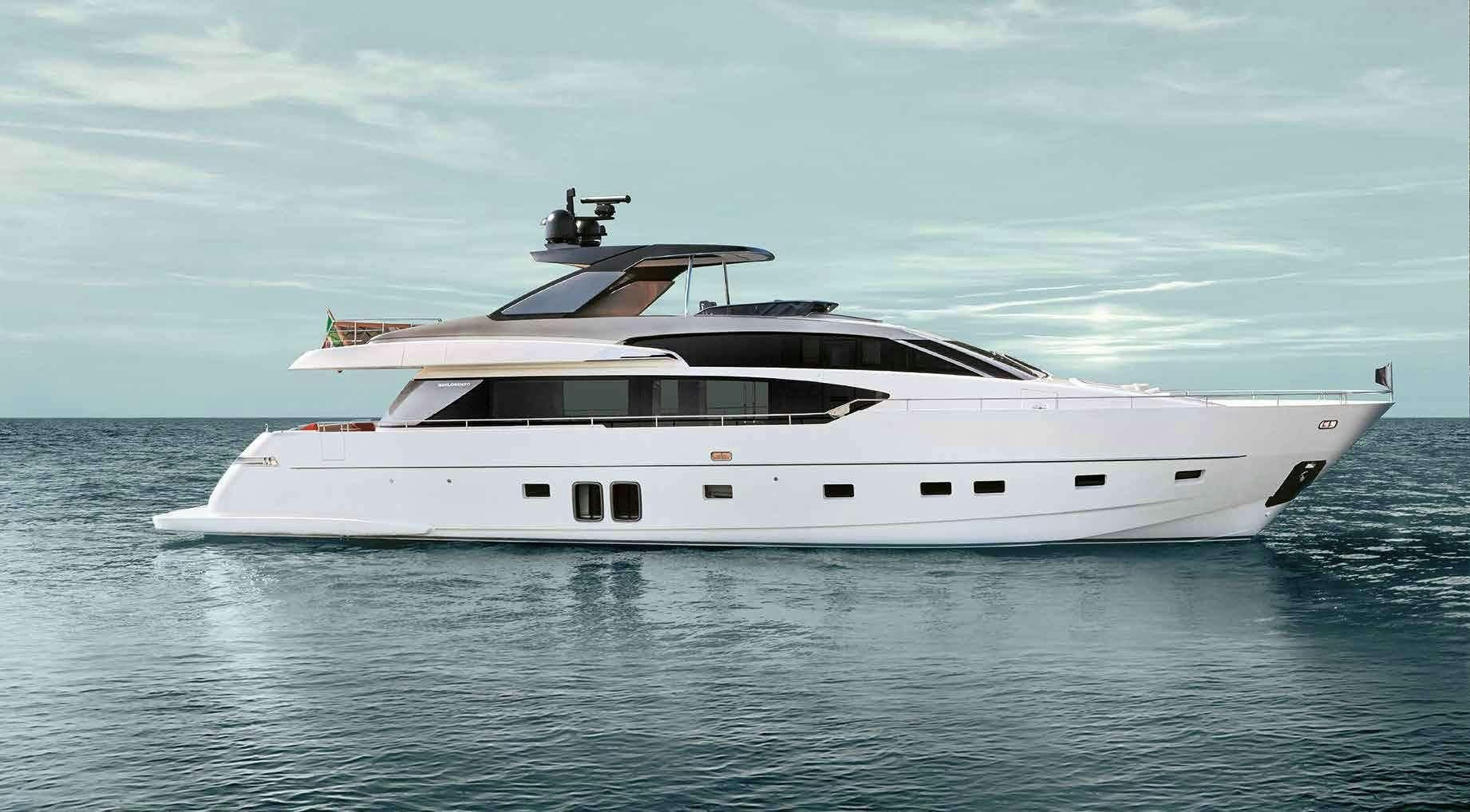 M/Y QUEEN MARTINA Sanlorenzo SL86 charter yacht — exterior, W Yachts Monaco