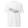Sea Trial Heavyweight Tee — white, front