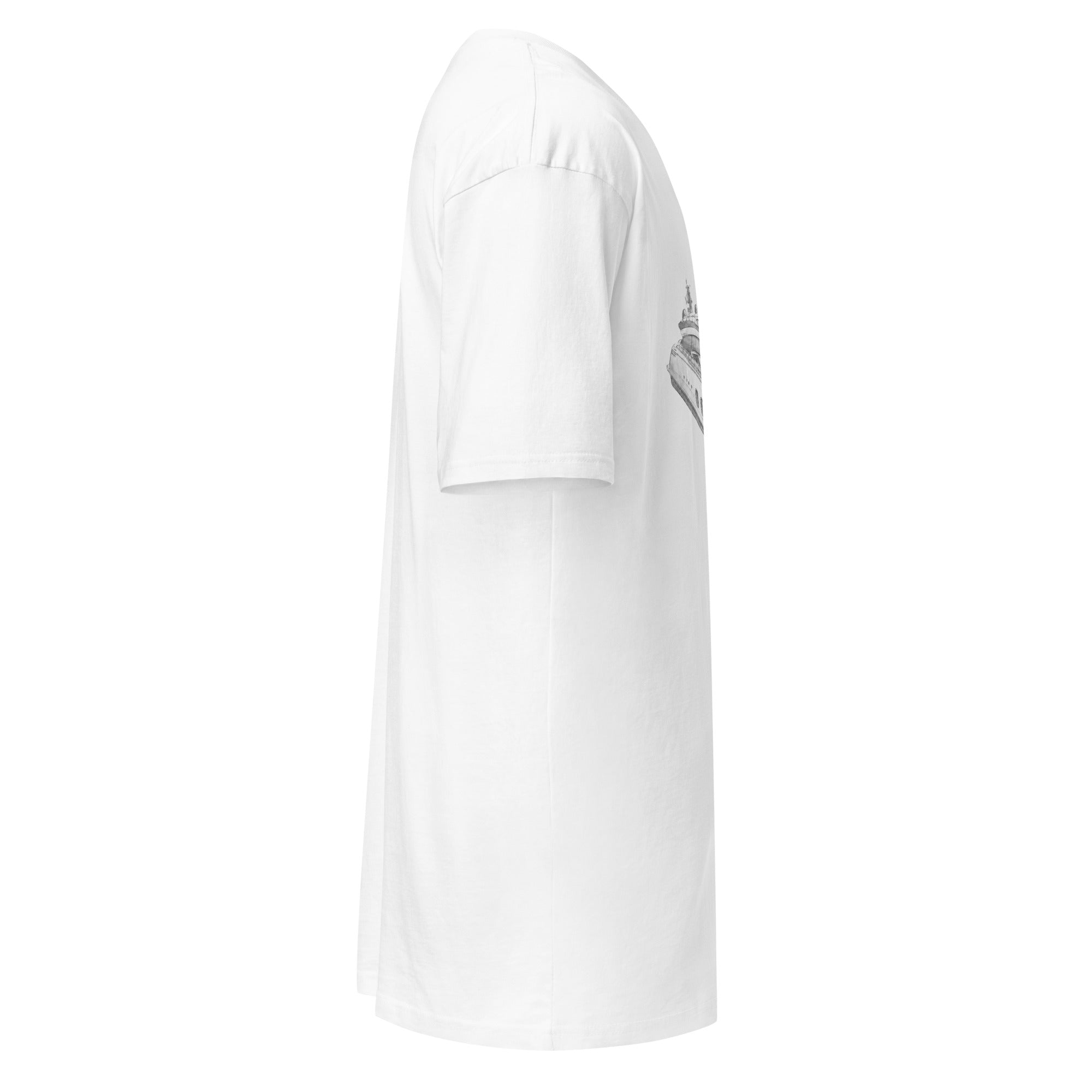 Sea Trial Heavyweight Tee — white, right