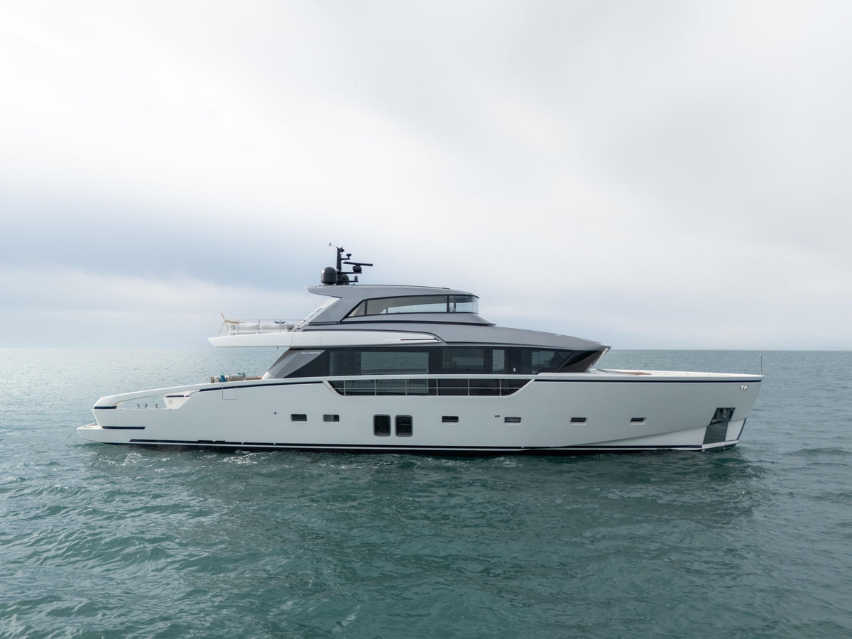 2023 Sanlorenzo SX88 Desa 1 crossover yacht for sale — exterior, W Yachts Monaco
