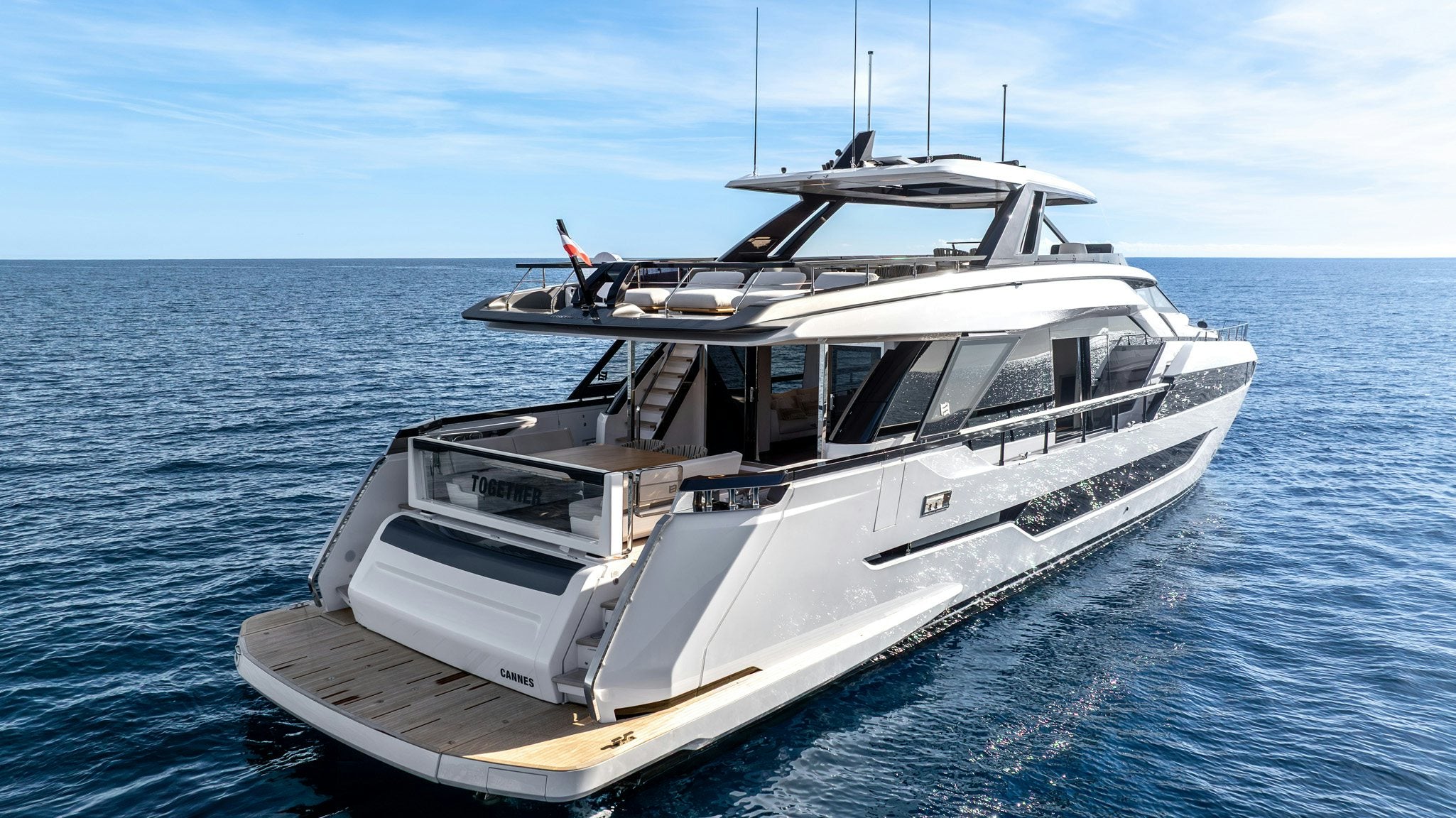 Location M/Y TOGETHER — Ferretti 940 (29m, 2025)