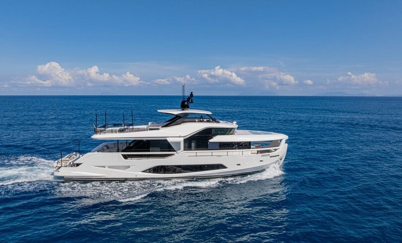M/Y TRILOGY Ferretti 780 charter yacht — exterior, W Yachts Monaco